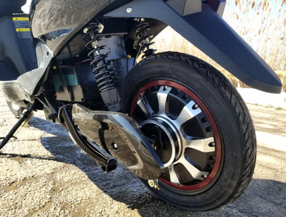 GSI - 500 Watt Wizzer Electric Motor Scooter E-Bike Moped Bicycle With Pedals - YW 182