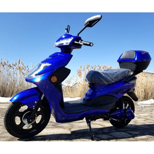 GSI - 500 Watt Wizzer Electric Motor Scooter E-Bike Moped Bicycle With Pedals - YW 182