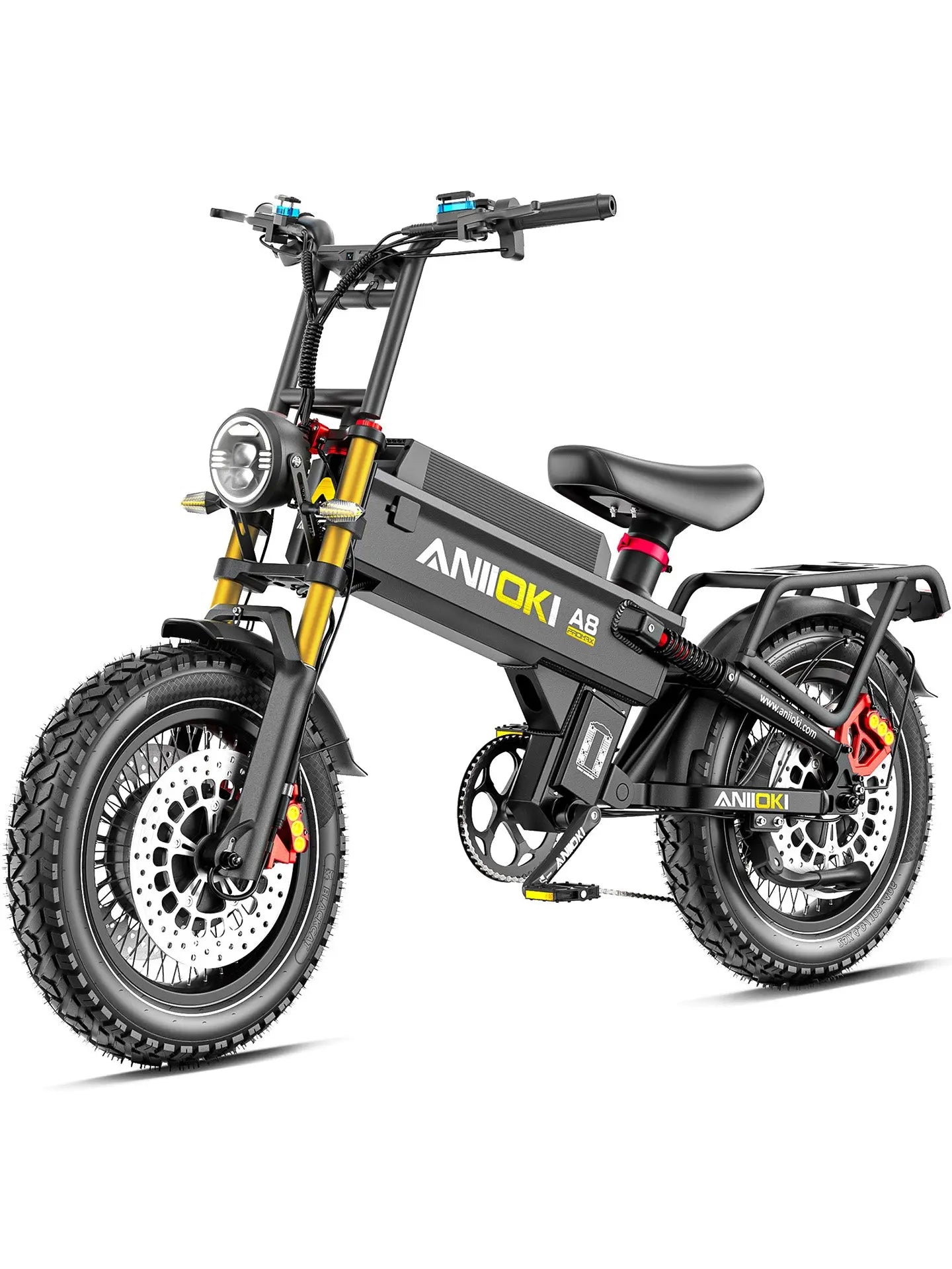 Aniioki A8 Pro Max Dual Motor Fat Tire E-Bike | 60V AWD