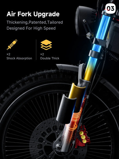 Aniioki A8 Pro Max Dual Motor Fat Tire E-Bike | 60V AWD