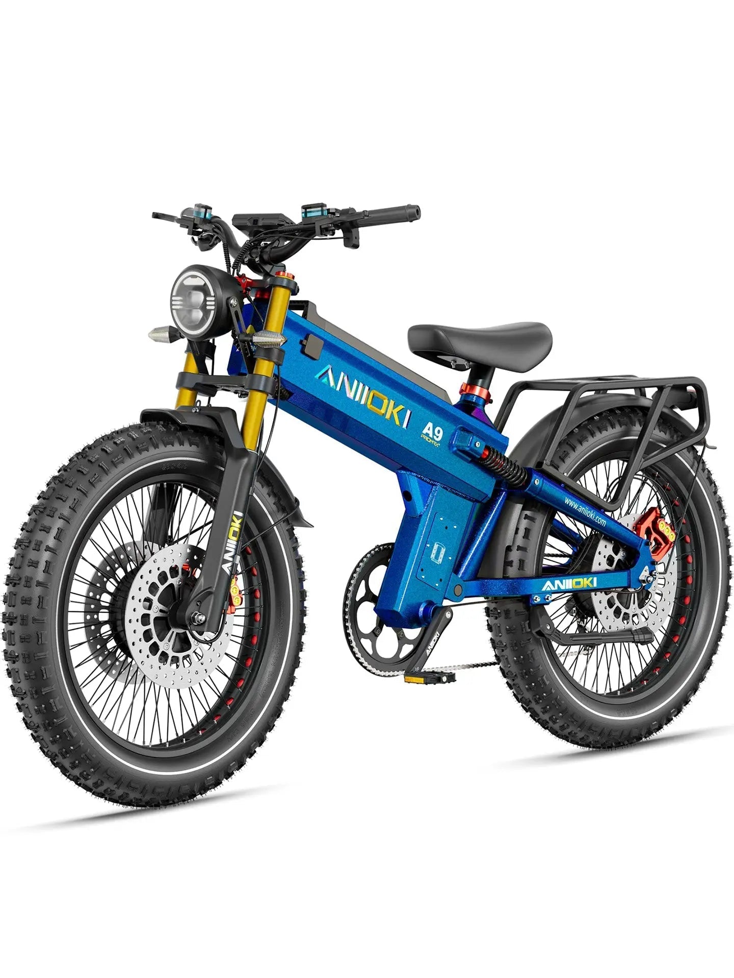 Aniioki A9 Pro Max Dual Motor Fat Tire E-Bike | 60V AWD