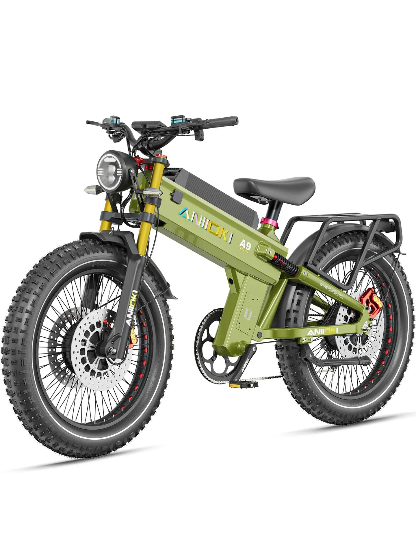 Aniioki A9 Pro Max Dual Motor Fat Tire E-Bike | 60V AWD
