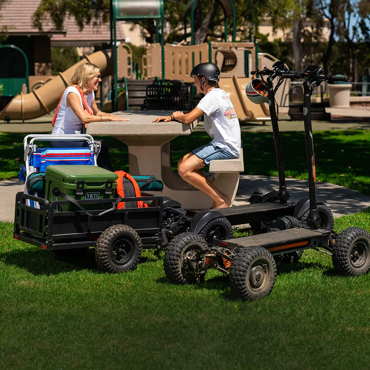 CycleBoard | X-Quad 3000 | 4 Wheel Electric Scooter