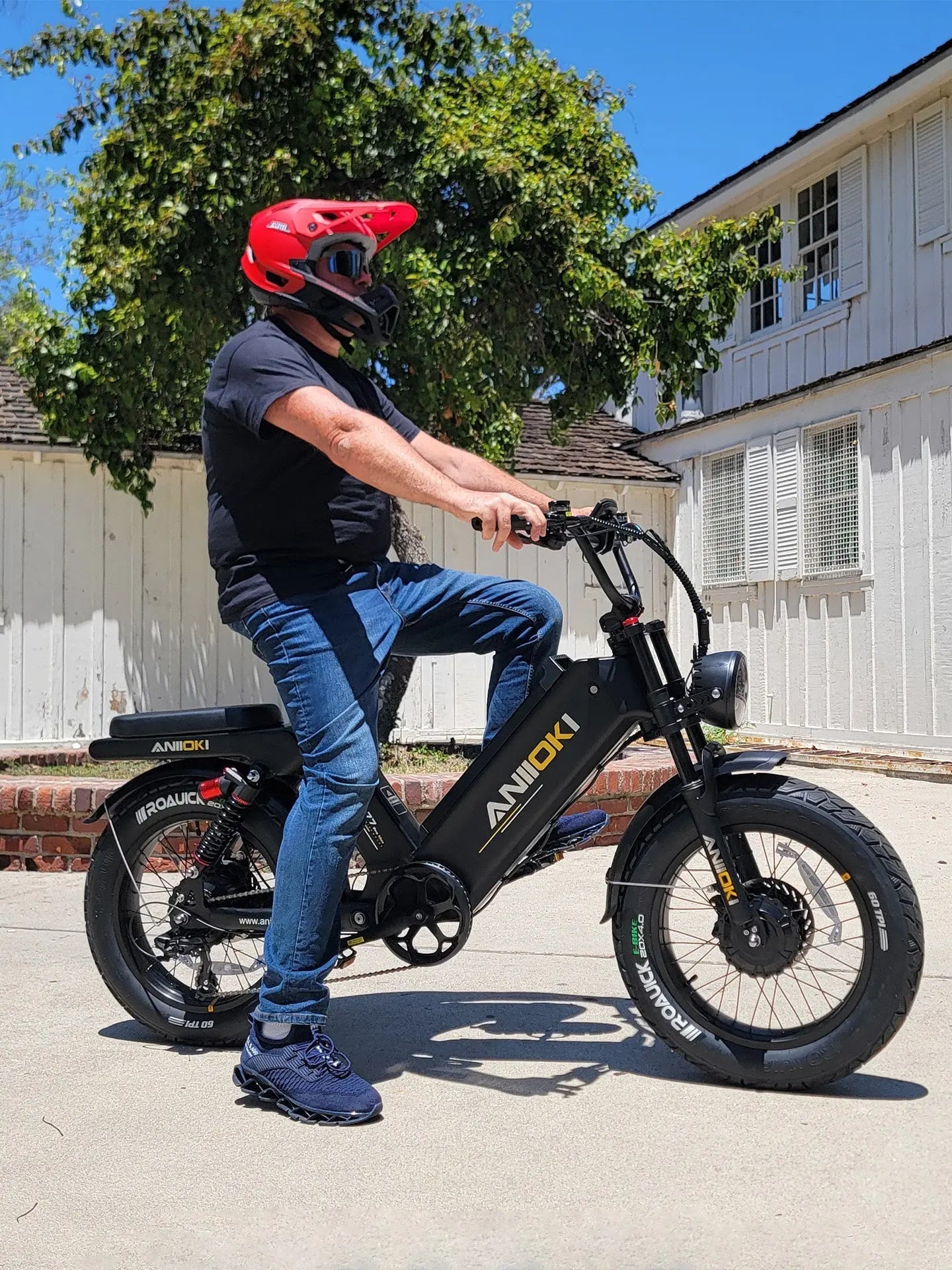 Aniioki | AQ177 Pro Max Dual Motor Step-Through E-Bike | 52V AWD
