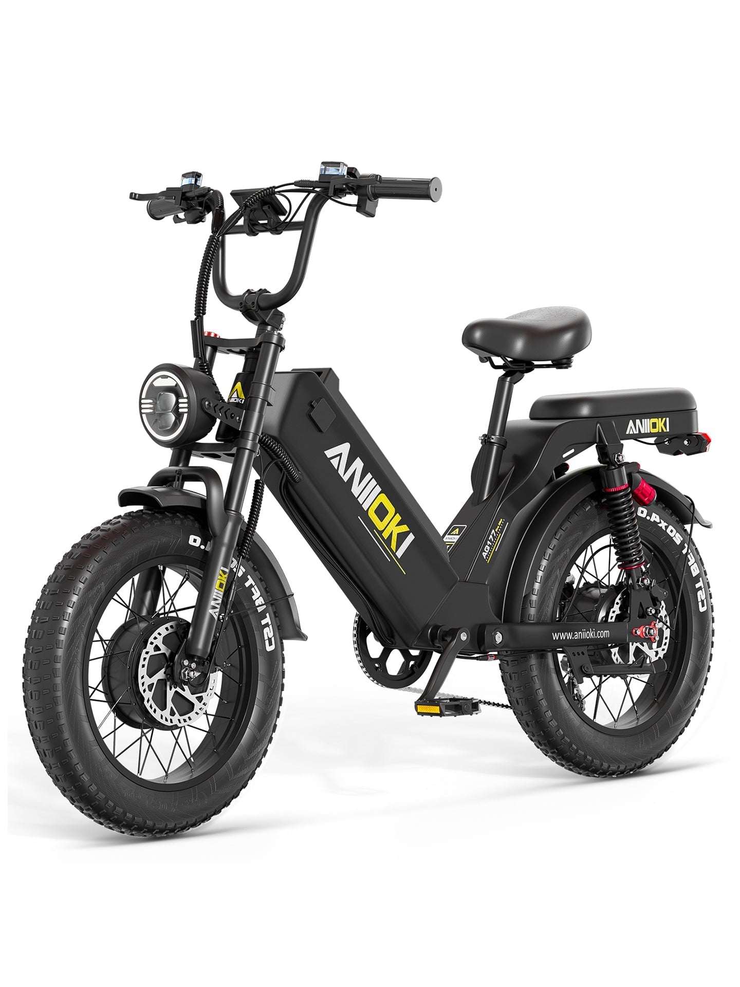 Aniioki | AQ177 Pro Max Dual Motor Step-Through E-Bike | 52V AWD