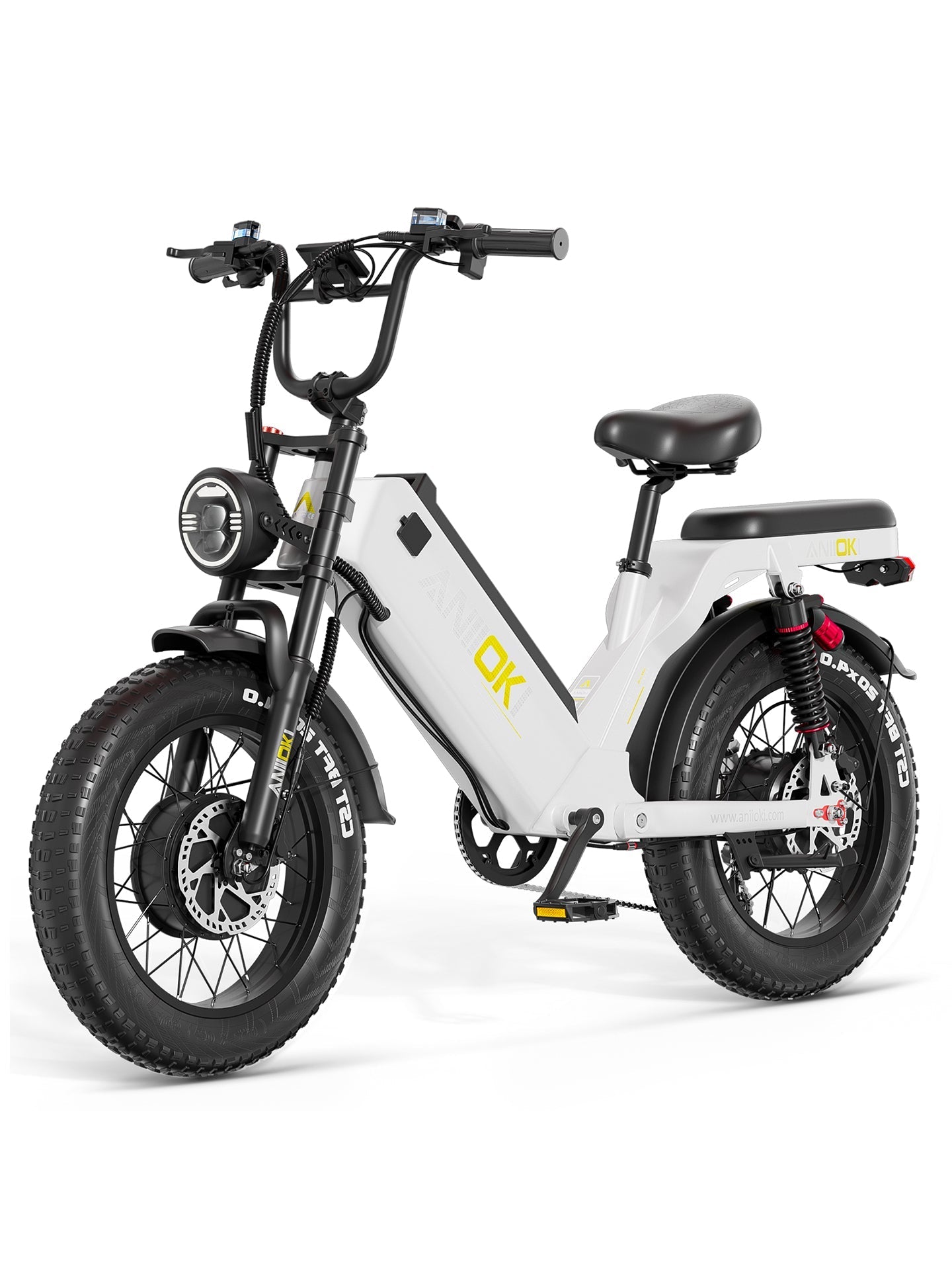 Aniioki | AQ177 Pro Max Dual Motor Step-Through E-Bike | 52V AWD