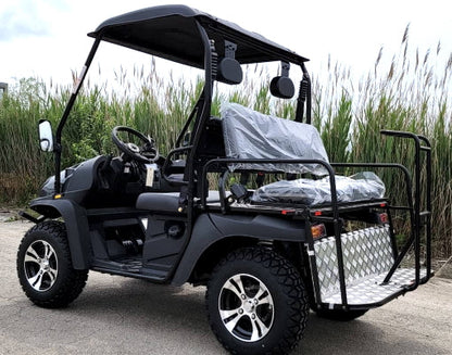 Brand New Gas UTV Hybrid Linhai Big Hammer 200 GVX Side by Side UTV With Custom Rims/Tires - Gray