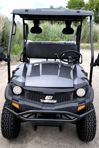 Brand New Gas UTV Hybrid Linhai Big Hammer 200 GVX Side by Side UTV With Custom Rims/Tires - Gray