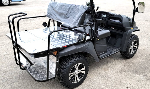 Brand New Gas UTV Hybrid Linhai Big Hammer 200 GVX Side by Side UTV With Custom Rims/Tires - Gray