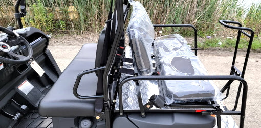 Brand New Gas UTV Hybrid Linhai Big Hammer 200 GVX Side by Side UTV With Custom Rims/Tires - Gray