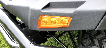 Brand New Gas UTV Hybrid Linhai Big Hammer 200 GVX Side by Side UTV With Custom Rims/Tires - Gray