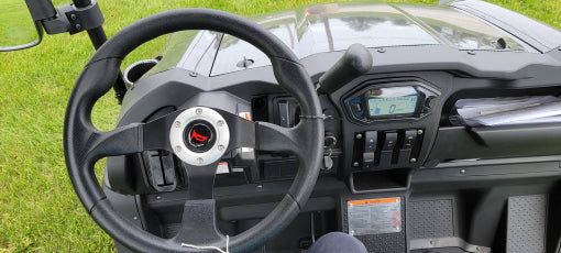 Brand New Gas UTV Hybrid Linhai Big Hammer 200 GVX Side by Side UTV With Custom Rims/Tires - Gray