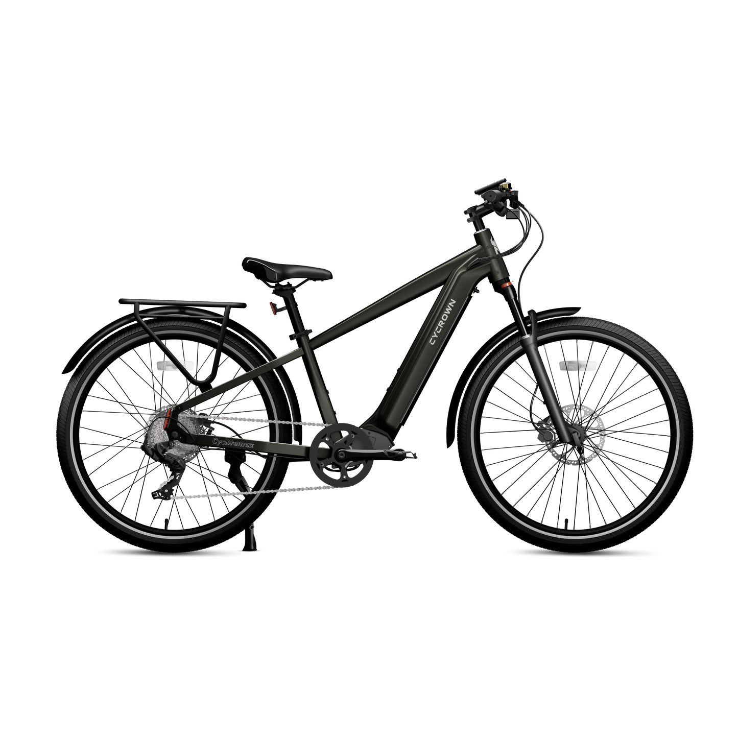 Cycrown Dremax Commuter Step-Through or Step-Over Ebike Electric Bike - 48V 500W dual hydraulic brakes, 27.4" x 2.4" Kenda tires, max load 330 lbs - 100% Financing Available!