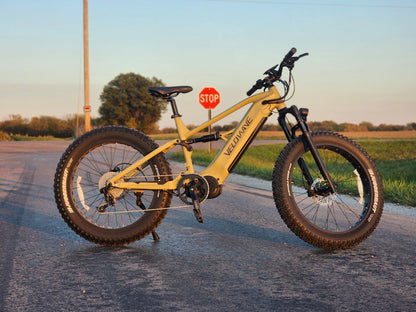 Velowave Brawny XM MTB Fat Tire Electric Mountain Bike - 48V 20Ah 1000W, 37MPH, Range 75 miles, hydraulic brakes - 100% Financing Available!