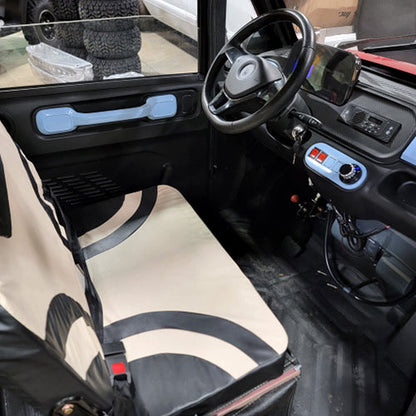 LE Coco Coupe Base Edition Electric Golf Car Small LSV Low Speed Vehicle Golf Cart 4 Seater 60v Scooter Car - White