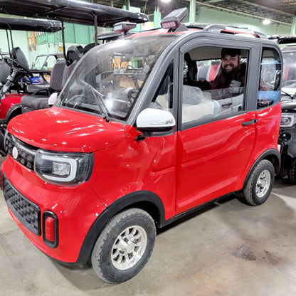 Coco Coupe 60v Electric 4 Seater Golf Cart LSV Car Sapphire Blue