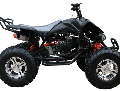 Coolster 3200S, Sports Style, Full sized ATV, Alloy Rims, Automatic with reverse, Wider front end, Front and rear  brakes, Electric Start