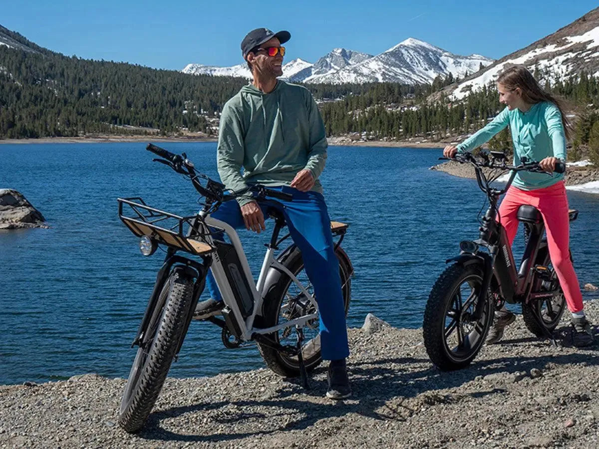 Himiway | All-Terrain Step-Through Fat Tire Electric Bike - Without Rear Rack