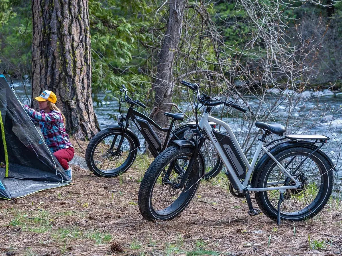Himiway | All-Terrain Step-Through Fat Tire Electric Bike - With Rear Rack / Ship separately