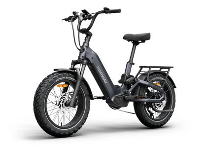 Himiway | D5 2.0 Fat Tire Electric Bike - Midnight Blue 15Ah+20Ah