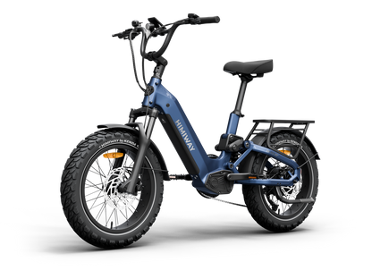Himiway | D5 2.0 Fat Tire Electric Bike - Midnight Blue 15Ah+20Ah