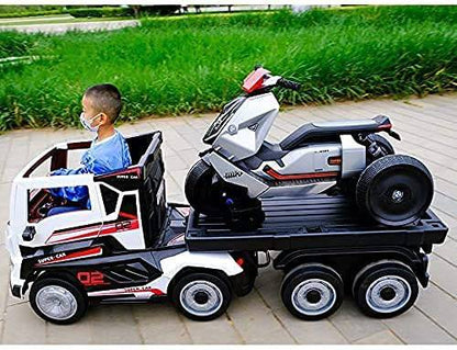 kids Ride On Truck With Trailer BDQ2020 Age 2-6 Years