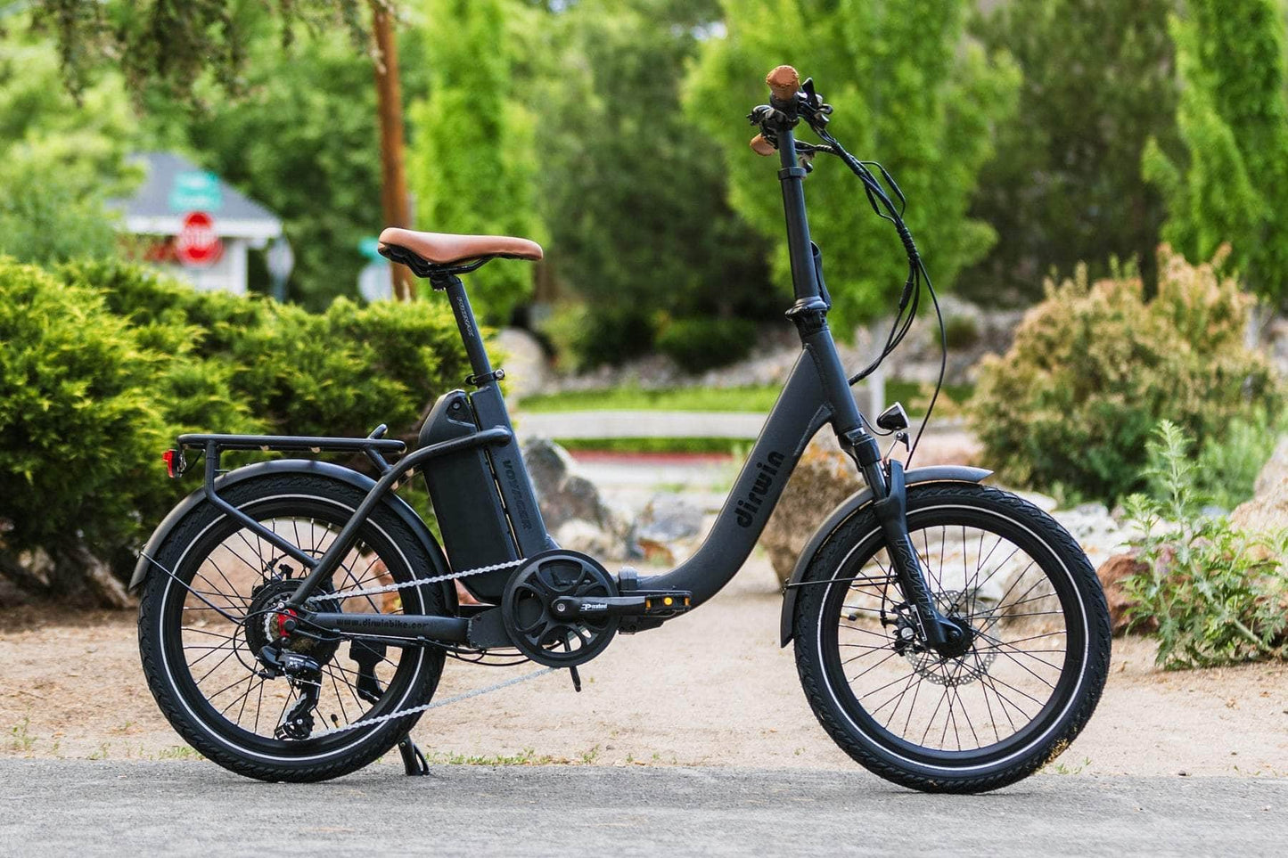 Dirwin Voyager Folding Electric Bike  - 500W 48V 12.8Ah 26MPH Shimano 7-speed hydraulic suspension - 100% Financing Available!