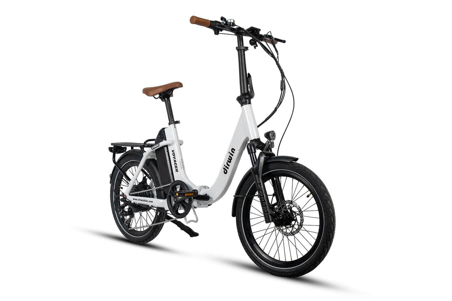 Dirwin Voyager Folding Electric Bike  - 500W 48V 12.8Ah 26MPH Shimano 7-speed hydraulic suspension - 100% Financing Available!