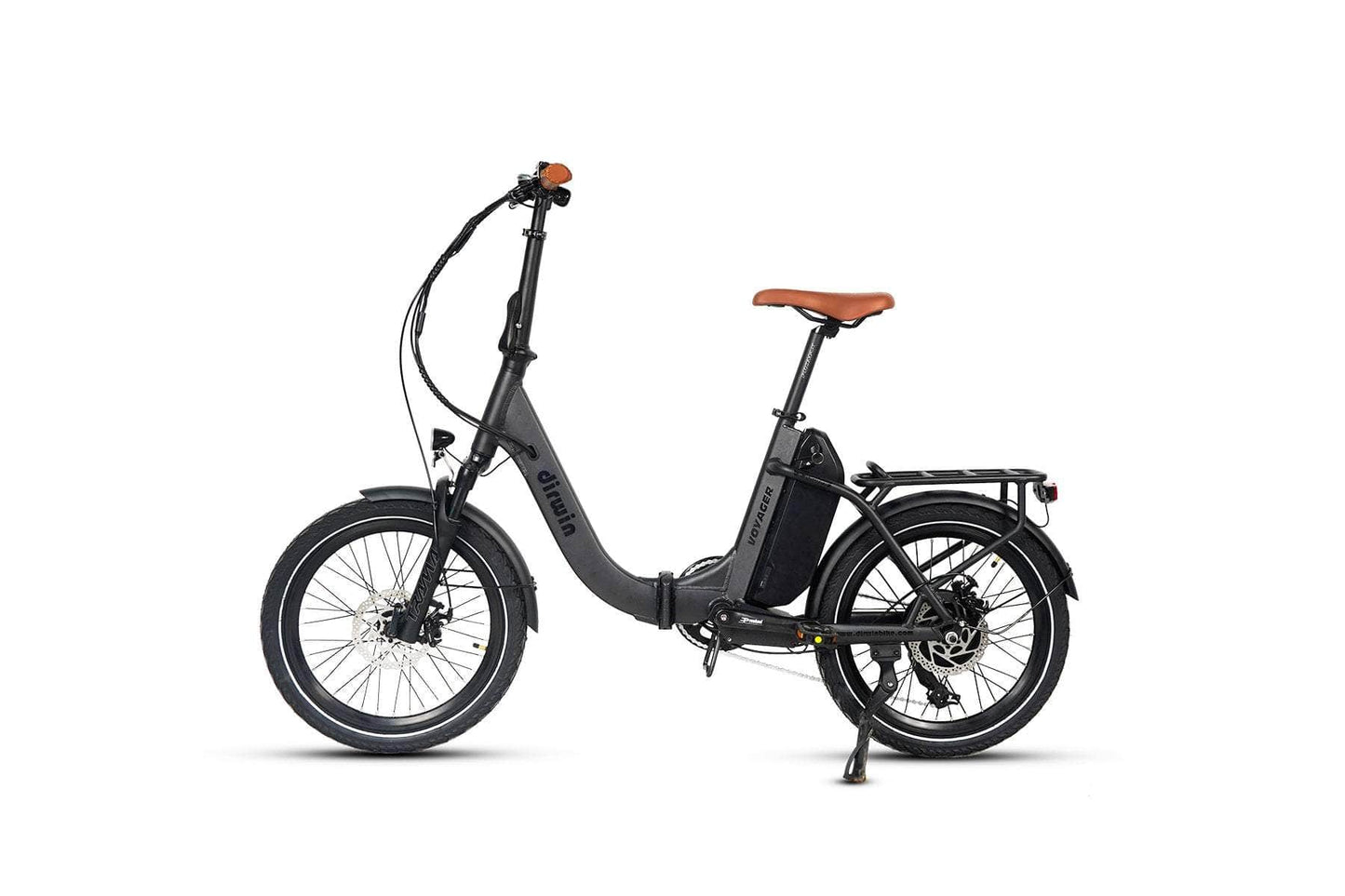 Dirwin Voyager Folding Electric Bike  - 500W 48V 12.8Ah 26MPH Shimano 7-speed hydraulic suspension - 100% Financing Available!