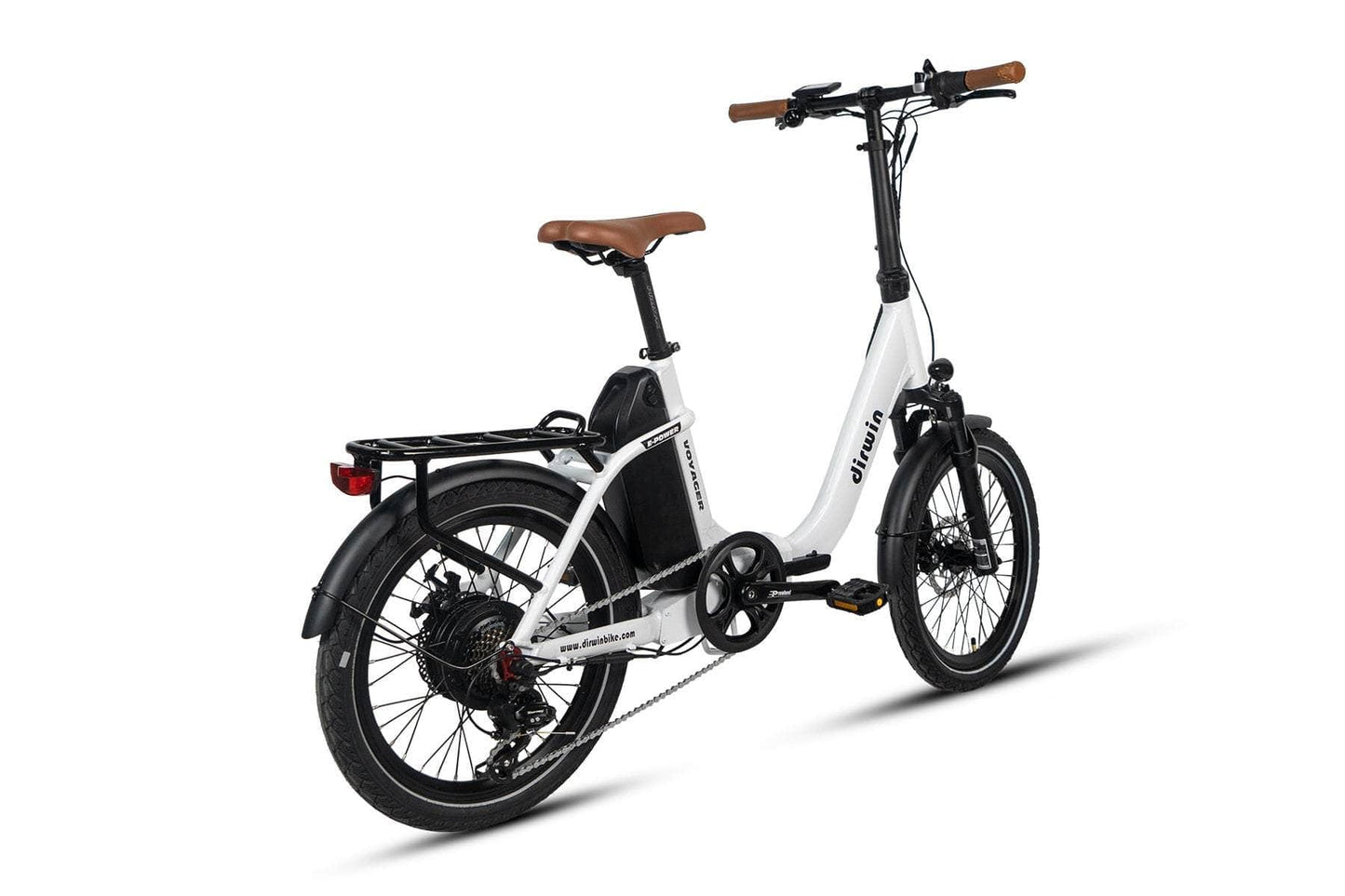 Dirwin Voyager Folding Electric Bike  - 500W 48V 12.8Ah 26MPH Shimano 7-speed hydraulic suspension - 100% Financing Available!