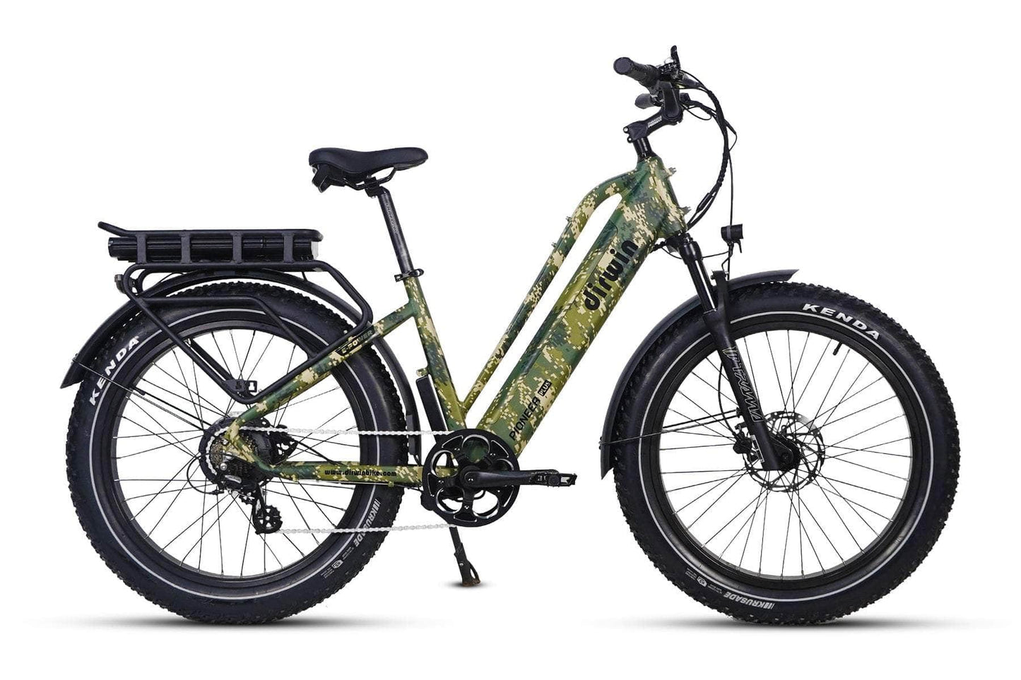 Dirwin Bike Off-Road Pioneer Plus Step Through Electric Bike 1000W 48V 23.4Ah Dual Batteries - 100% Financing Available!