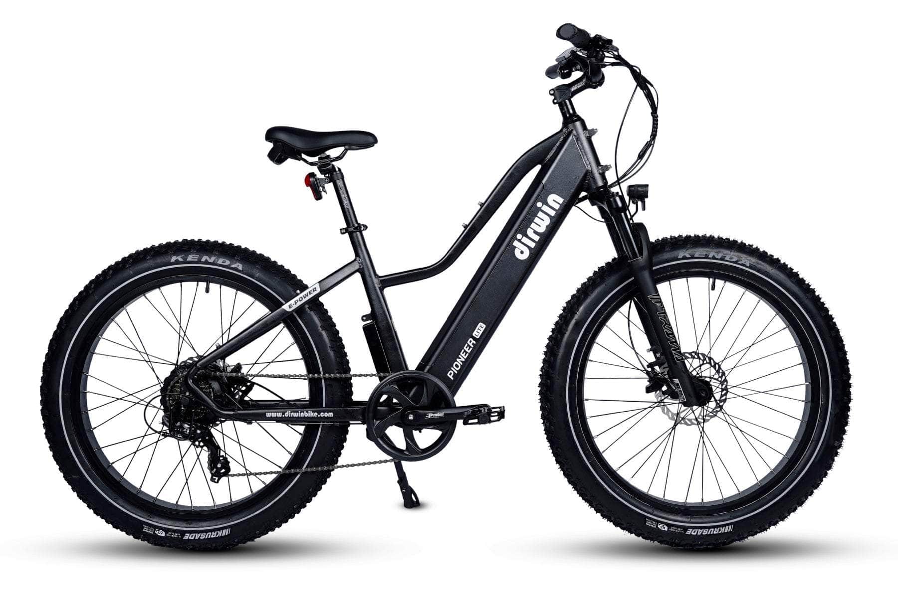 Dirwin Bike Pioneer Lite Fat Tire Electric Bike 750W 80Nm 26MPH MAX - 100% Financing Available!