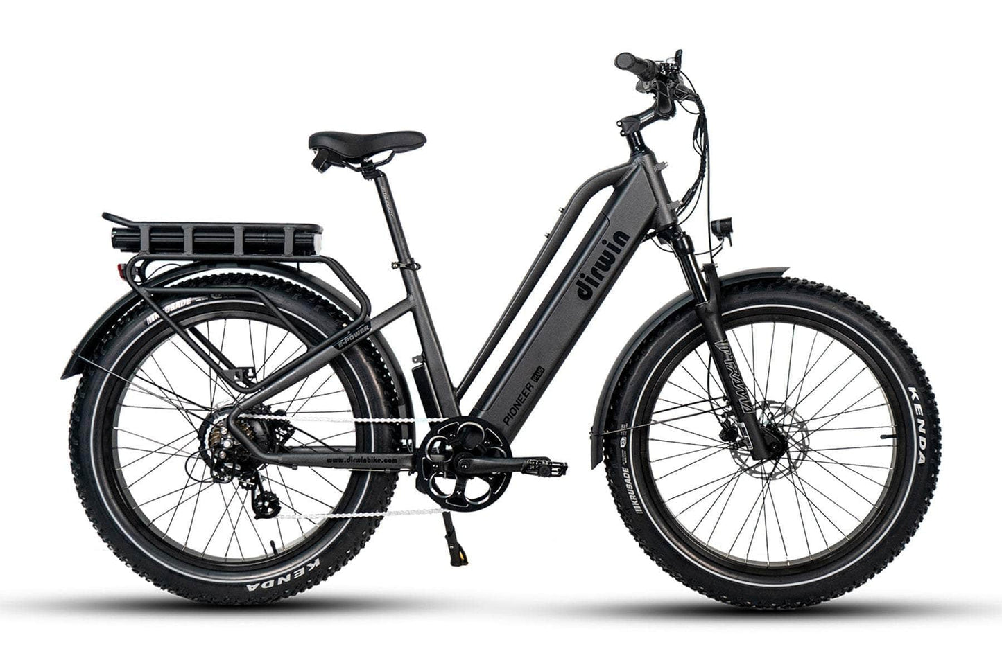 Dirwin Bike Off-Road Pioneer Plus Step Through Electric Bike 1000W 48V 23.4Ah Dual Batteries - 100% Financing Available!