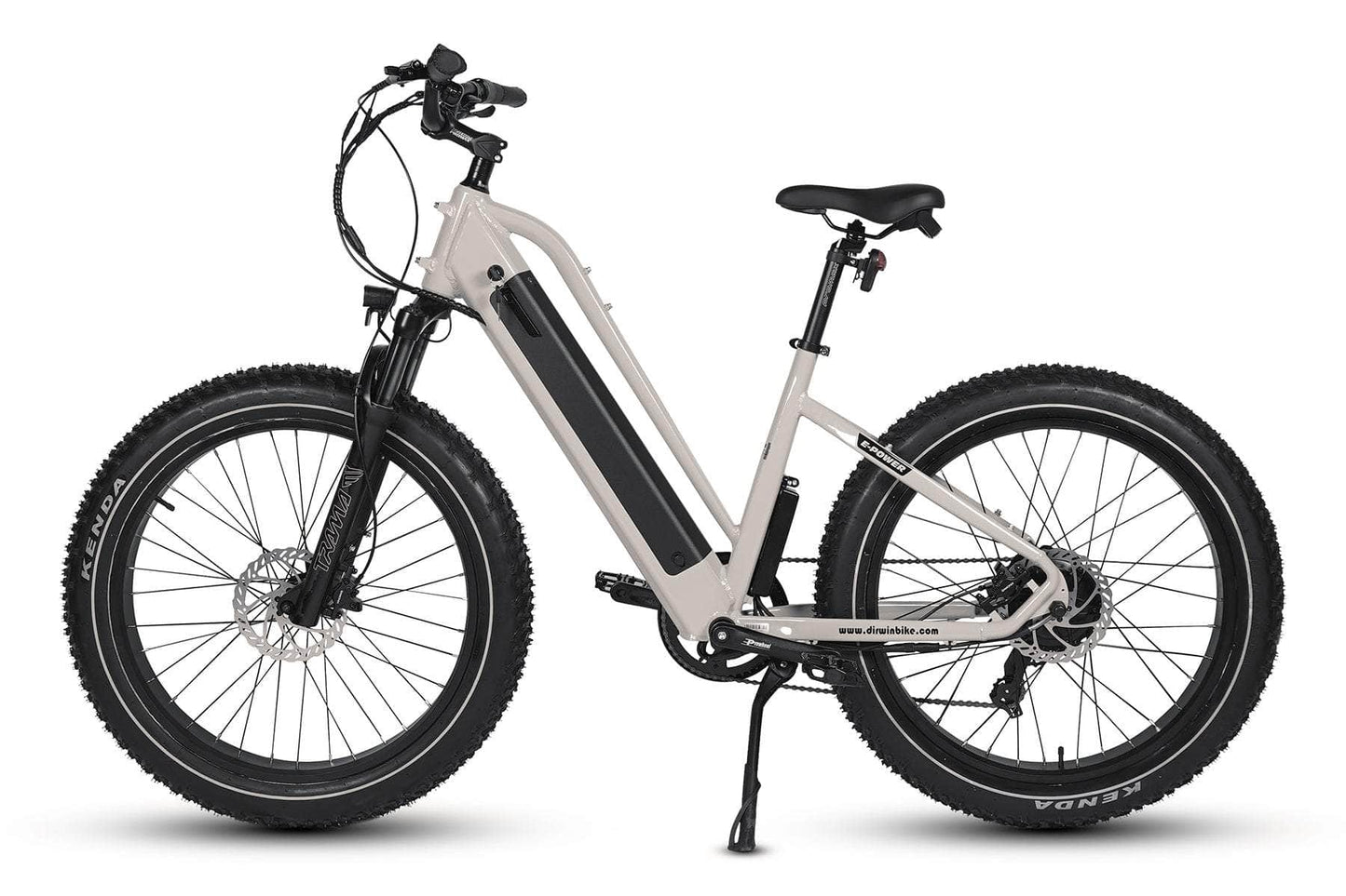 Dirwin Bike Pioneer Lite Fat Tire Electric Bike 750W 80Nm 26MPH MAX - 100% Financing Available!
