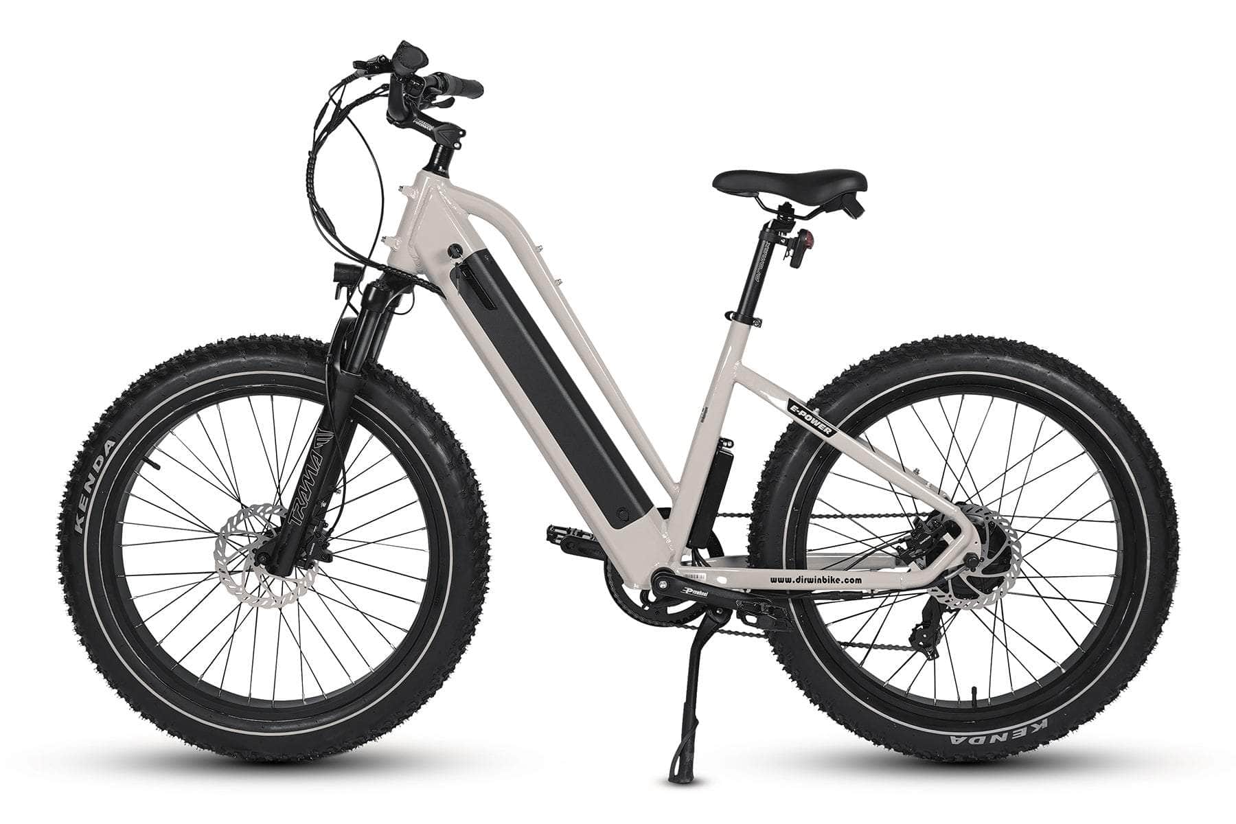 Dirwin Bike Pioneer Lite Fat Tire Electric Bike 750W 80Nm 26MPH MAX - 100% Financing Available!