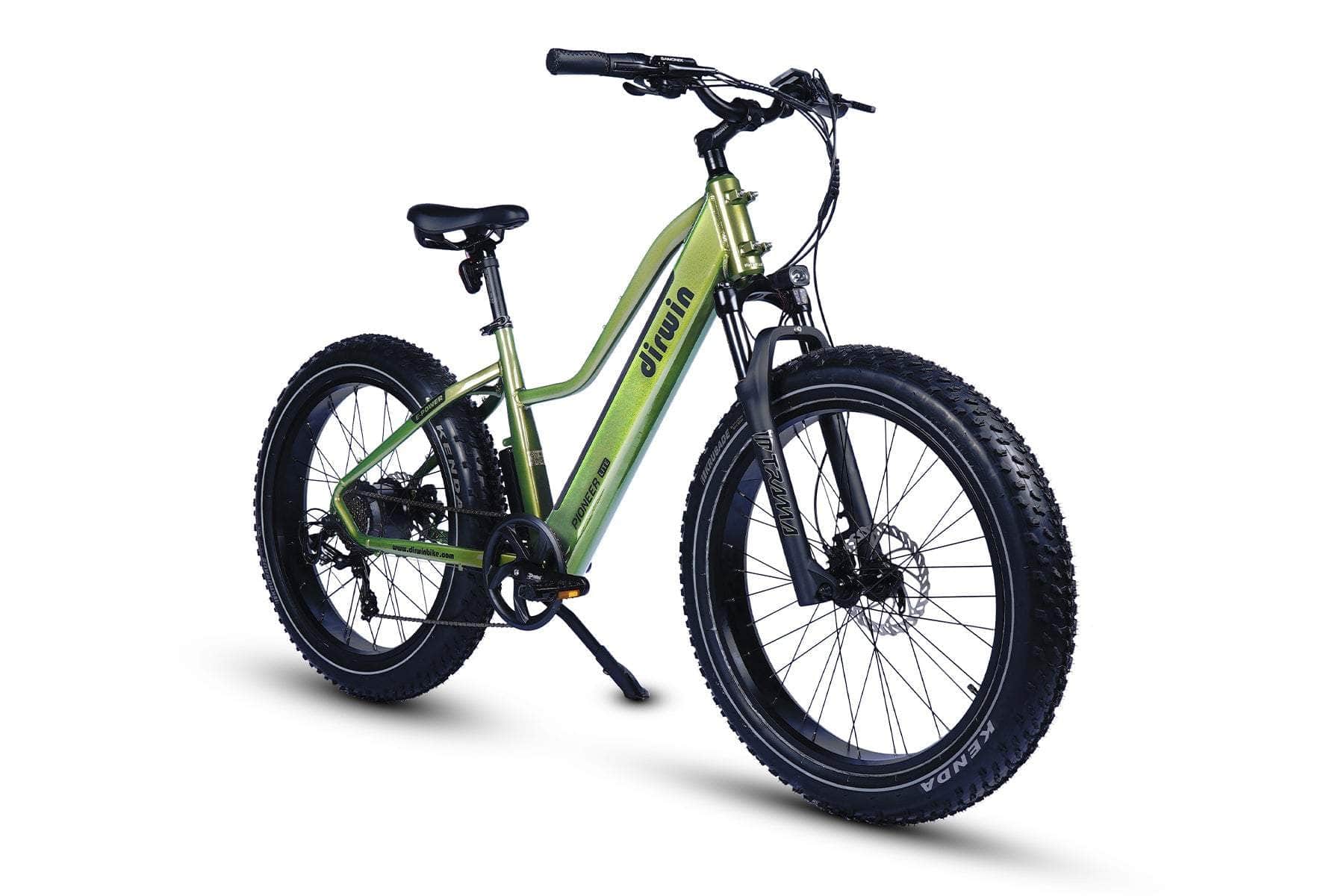 Dirwin Bike Pioneer Lite Fat Tire Electric Bike 750W 80Nm 26MPH MAX - 100% Financing Available!