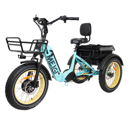 DWMEIGI MG2301-SILVERADO-HD Fat Tire Electric Trike 48V 750W 14Ah, up to 55 Mile Range - 100% Financing Available!