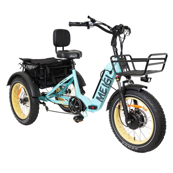 DWMEIGI MG2301-SILVERADO-HD Fat Tire Electric Trike 48V 750W 14Ah, up to 55 Mile Range - 100% Financing Available!