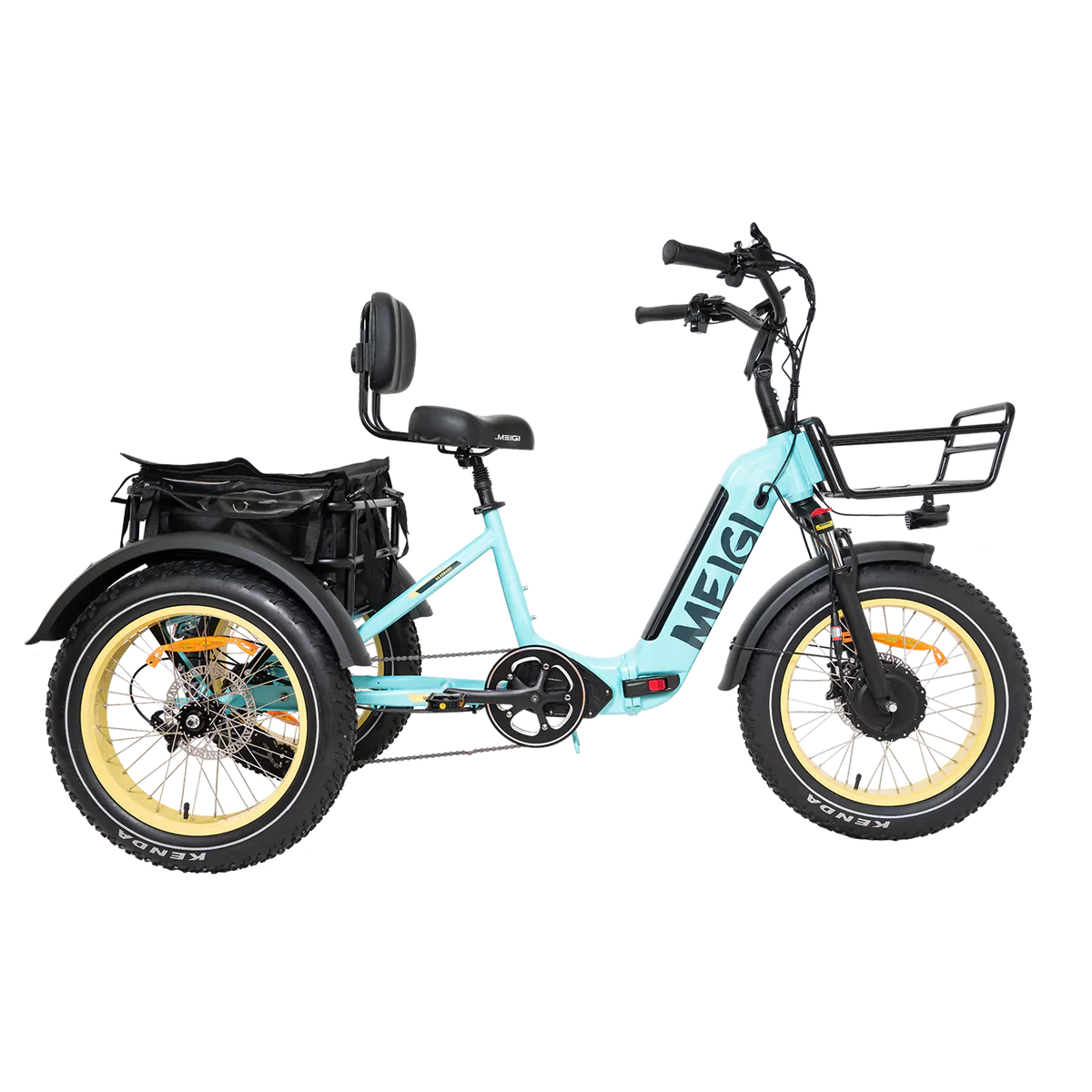 DWMEIGI MG2301-SILVERADO-HD Fat Tire Electric Trike 48V 750W 14Ah, up to 55 Mile Range - 100% Financing Available!