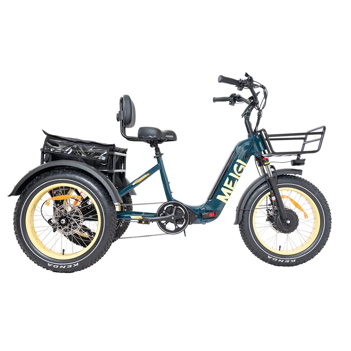 DWMEIGI MG2301-SILVERADO-HD Fat Tire Electric Trike 48V 750W 14Ah, up to 55 Mile Range - 100% Financing Available!
