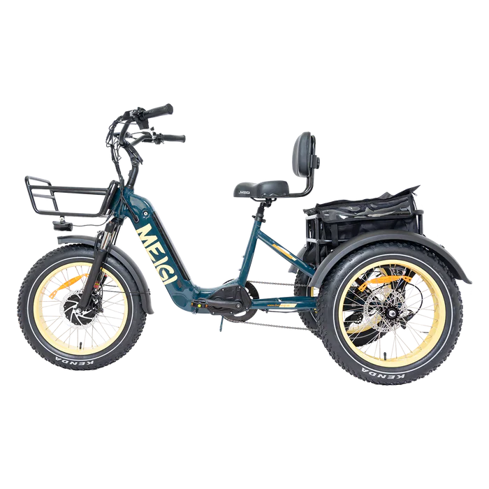 DWMEIGI MG2301-SILVERADO-HD Fat Tire Electric Trike 48V 750W 14Ah, up to 55 Mile Range - 100% Financing Available!