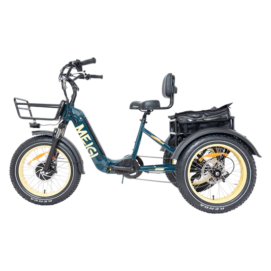 DWMEIGI MG2301-SILVERADO-HD Fat Tire Electric Trike 48V 750W 14Ah, up to 55 Mile Range - 100% Financing Available!