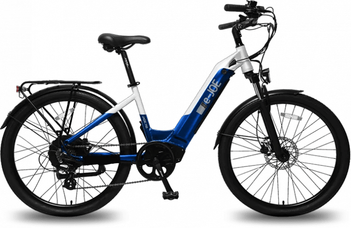eJOE JADE Step Through Commuter Electric Bike 48V 750W 14Ah, Range up to 55 miles, Max speed 28mph - 100% Financing Available!