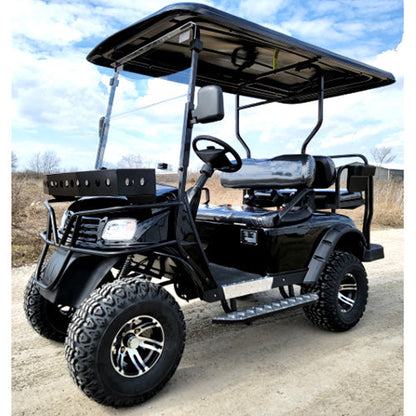 Brand New 48v Electric Golf Cart Lifted & Loaded eMACHINE 2023 - Black