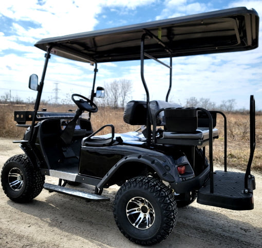 Brand New 48v Electric Golf Cart Lifted & Loaded eMACHINE - Black