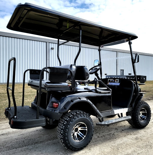 Brand New 48v Electric Golf Cart Lifted & Loaded eMACHINE - Black