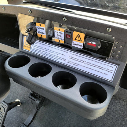 New 48v Electric Golf Cart Lifted & Loaded eMACHINE - RED Street Ready Light Package & Flip Seat