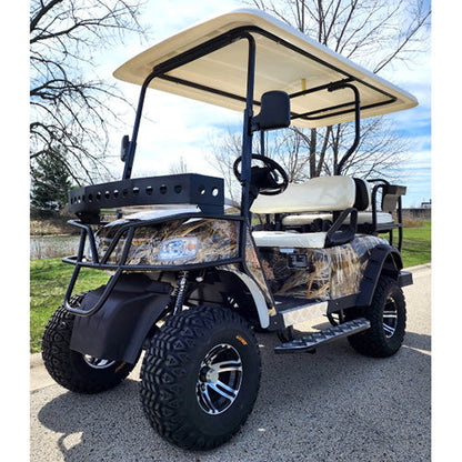 Brand New 48v Electric Golf Cart Lifted & Loaded eMACHINE - TREE CAMO