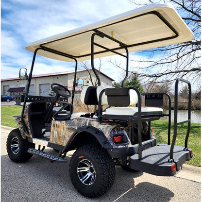 Brand New 48v Electric Golf Cart Lifted & Loaded eMACHINE - TREE CAMO