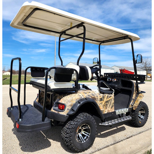 Brand New 48v Electric Golf Cart Lifted & Loaded eMACHINE - TREE CAMO
